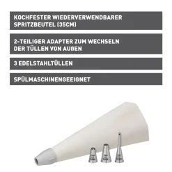 Kaiser 5-tlg Profi -Spritzbeutel