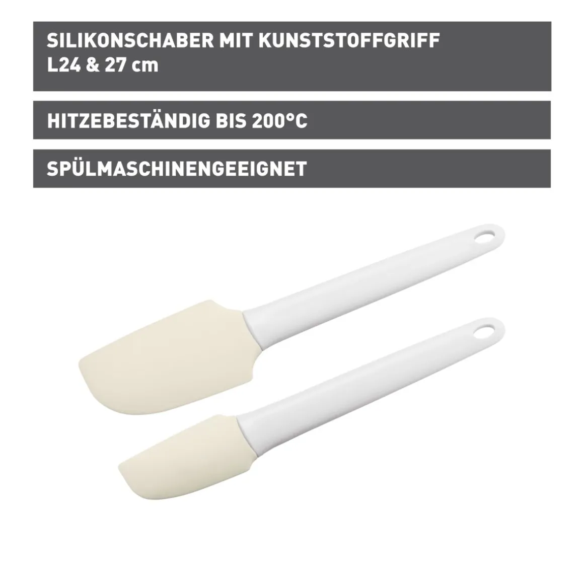 Kaiser 2-tlg Teigschaber-Set Pâtisserie