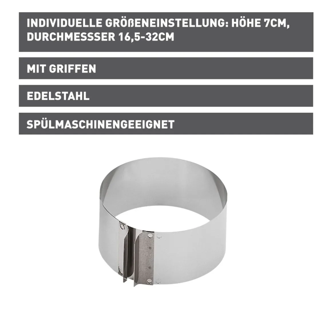 Kaiser Tortenring 7 cm