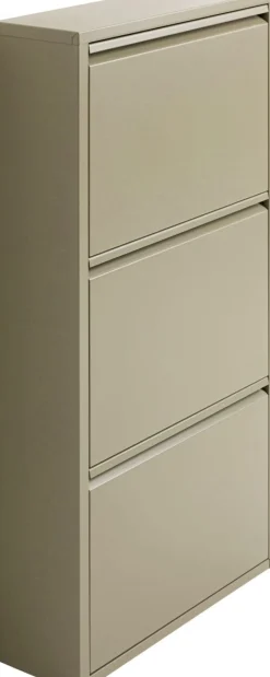 KARE 3er Schuhkipper Caruso Khaki