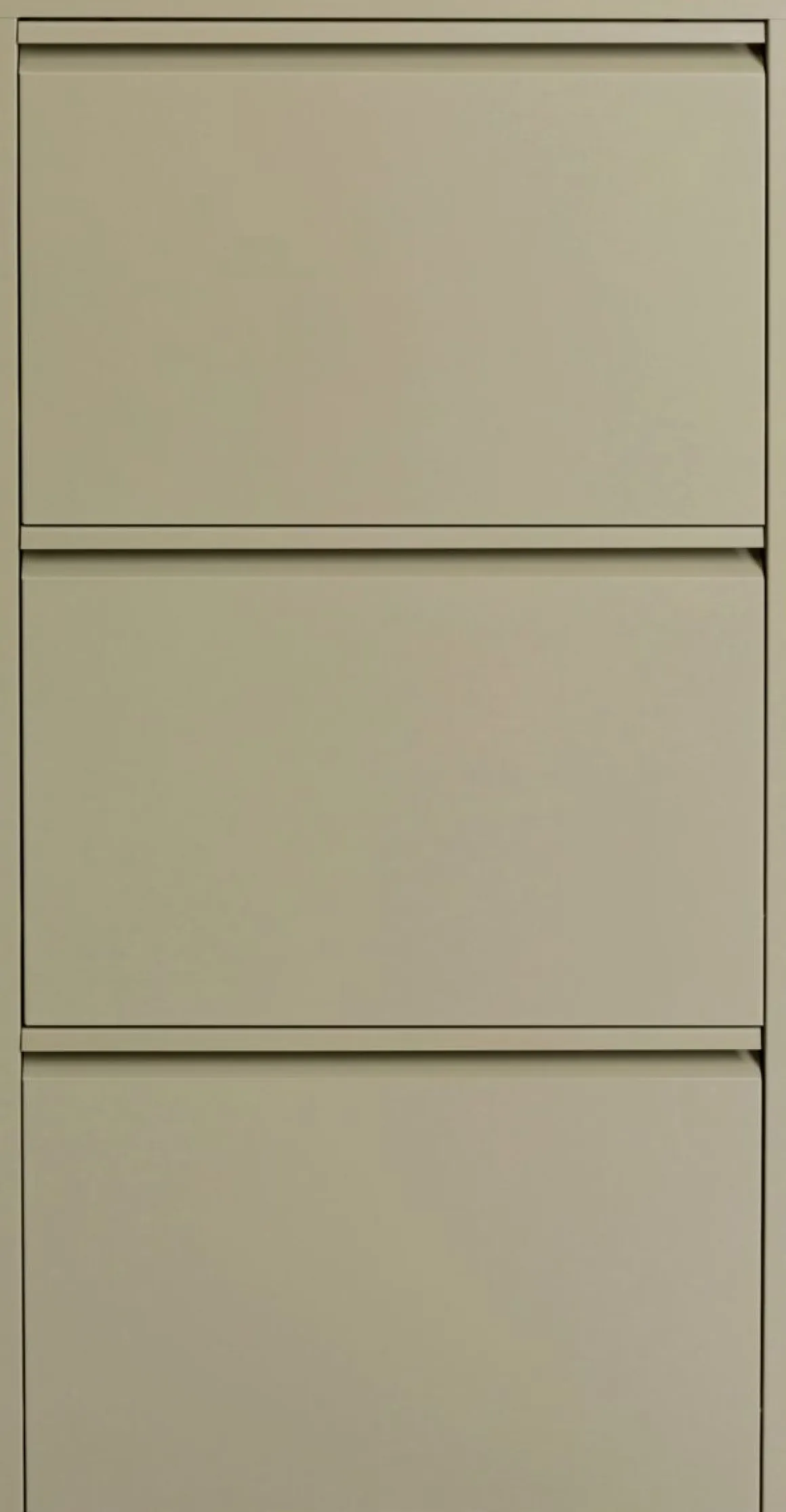 KARE 3er Schuhkipper Caruso Khaki