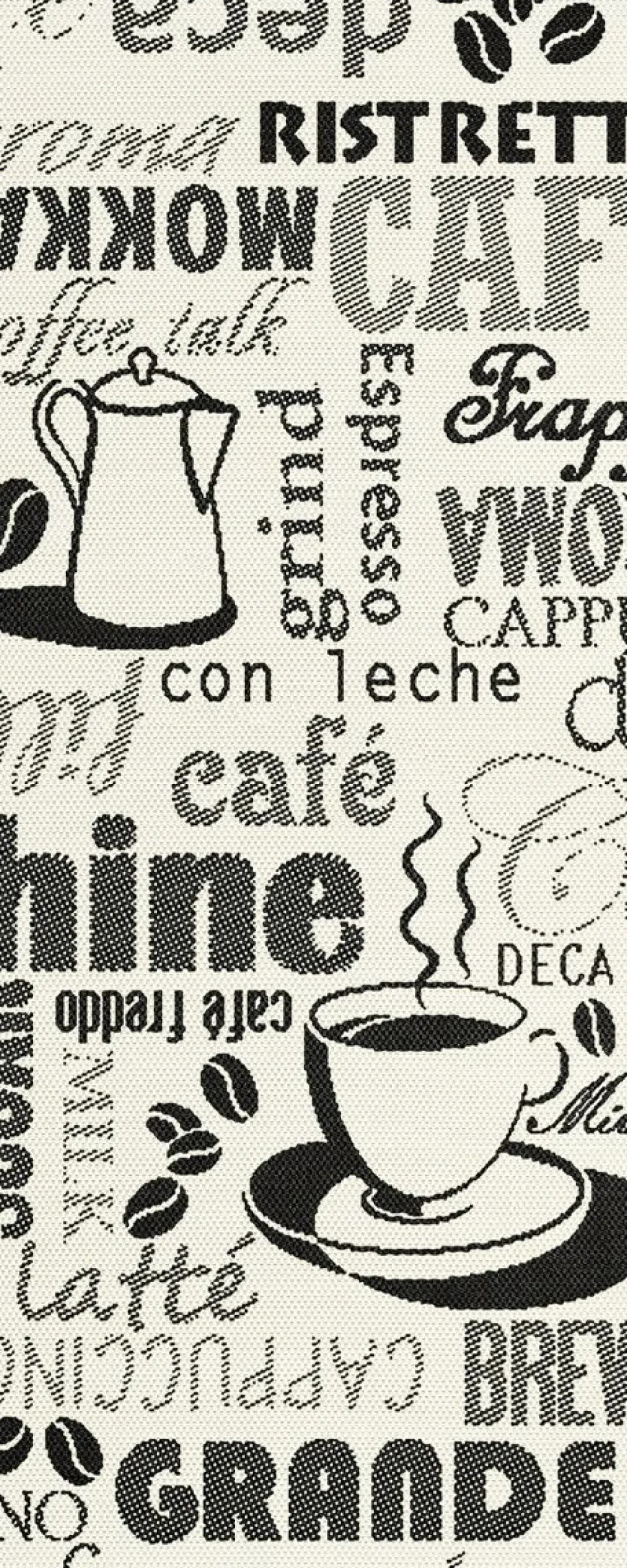 Küchenläufer Essenza Kaffee 80 x 200 cm