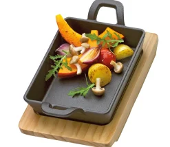 Küchenprofi Servierpfanne Schwarz 20,5 x 12,5