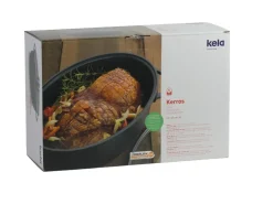 kela Aluguss Bräter Kerros mit Deckel 8 L