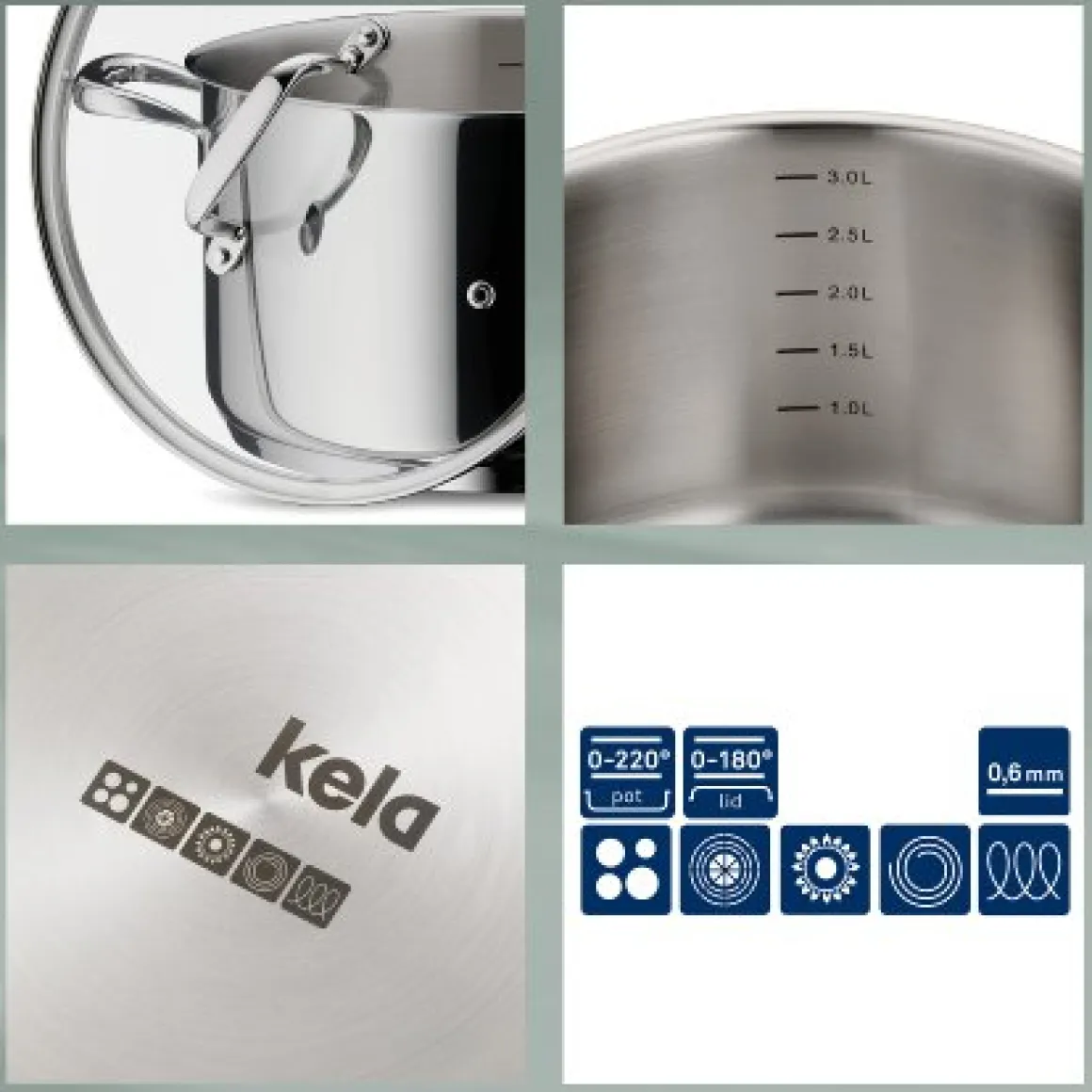kela Bratentopf Flavoria 1,2L