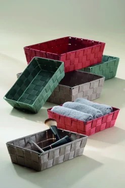kela Korb 23x15x6cm silbergrau Alvaro