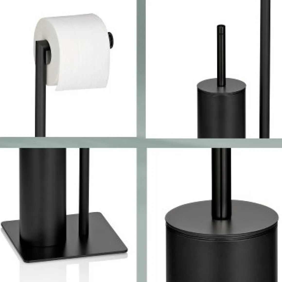 kela Toilettengarnitur Style Schwarz
