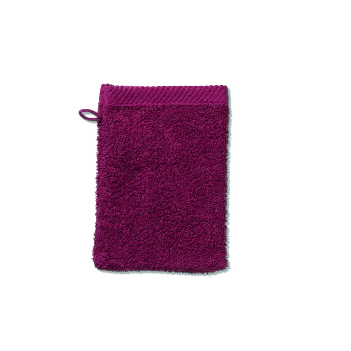 kela Waschhandschuh Ladessa himbeerrot