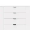 Kommode Bonnie Ice White 178 x 87 cm