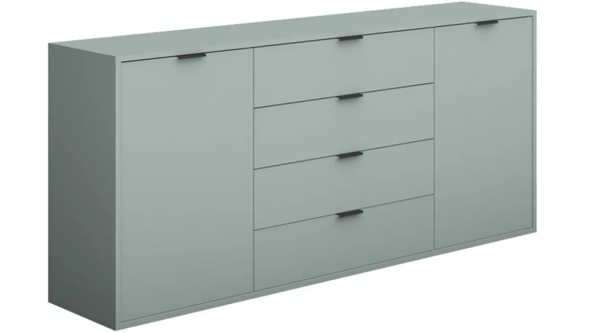 Kommode Bonnie Pinie Green 178 x 87 cm