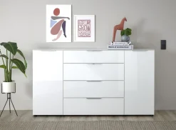 Kommode Santorin Weiß 180 x 99 cm