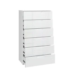 Kommode Sienna Weiß 70 x 117 cm