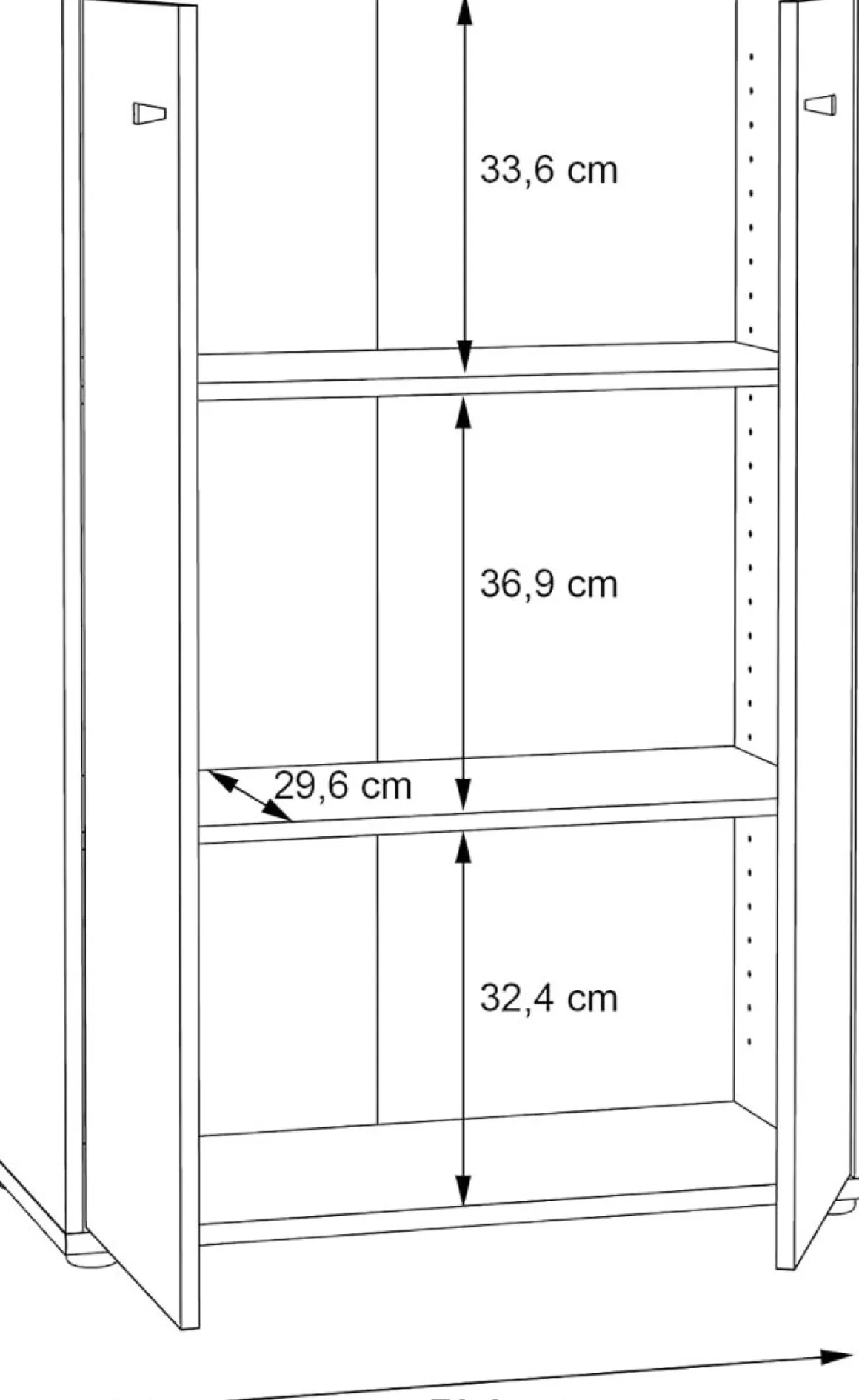 Kommode Tempra2 73 x 111 cm