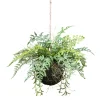 Kunstpflanze Hängepflanze Farn Grün H25cm