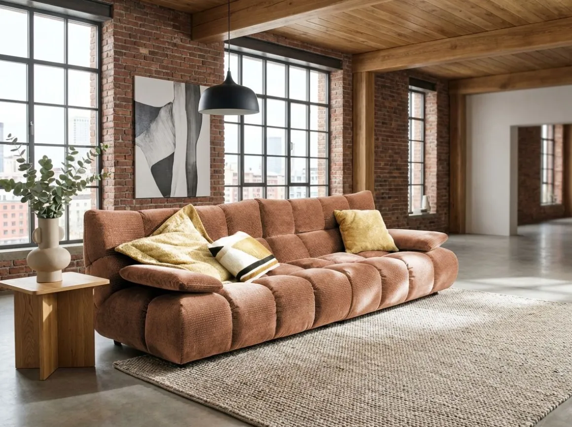 Lascondo Design Big Sofa Gregory Rusty