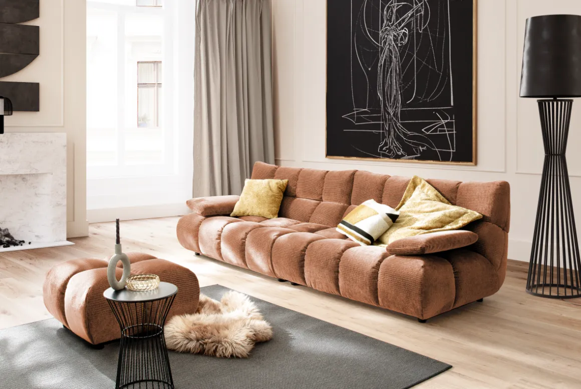 Lascondo Design Big Sofa Gregory Rusty