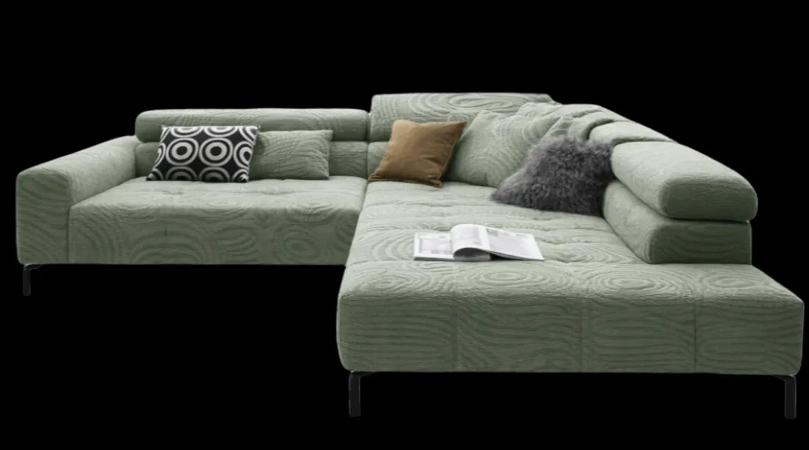 Lascondo Ecksofa Callisto 2.0 Feincord Olive