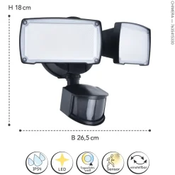LED Außenwandlampe Chimera