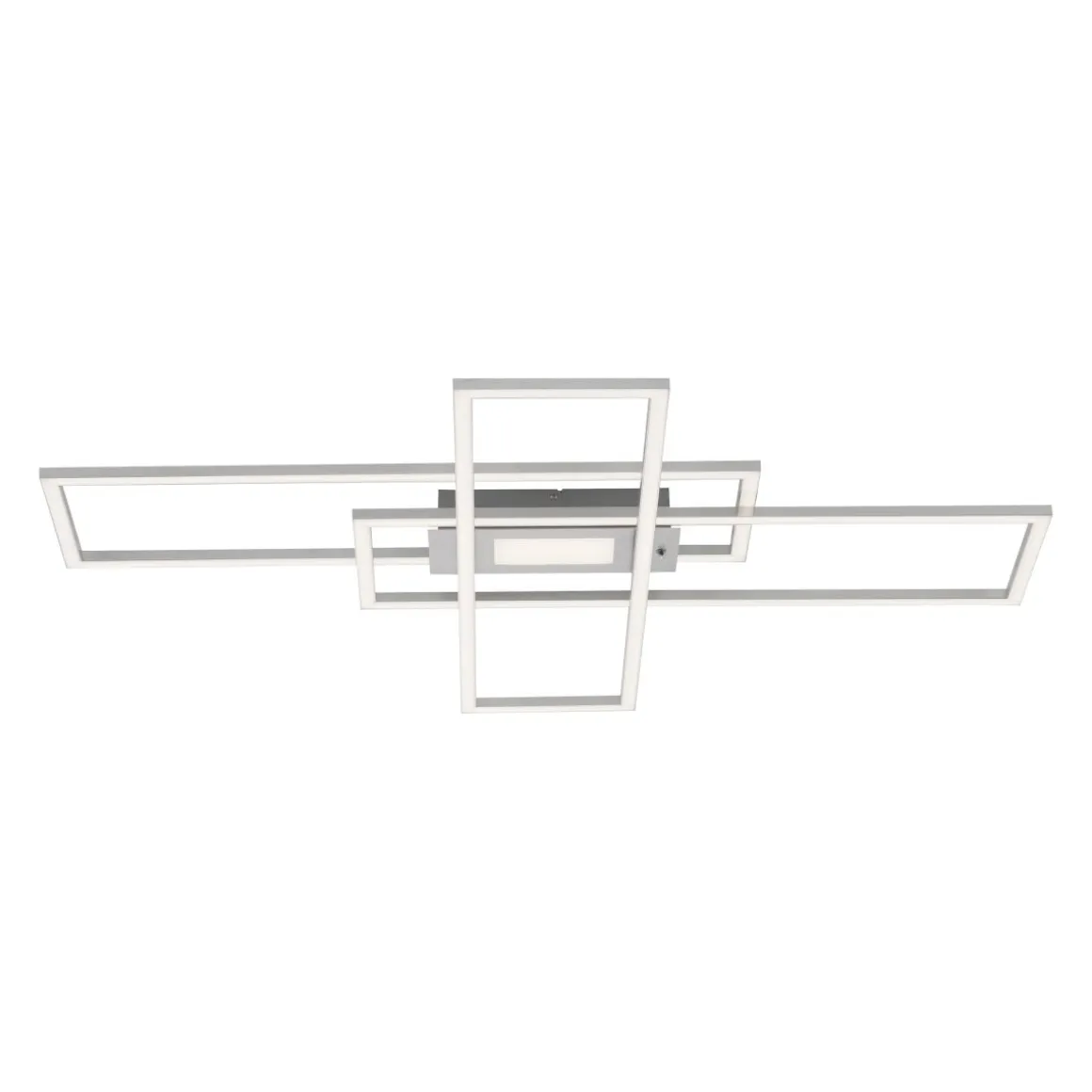 LED Deckenleuchte Asmin 99 x 69,5 cm Silber
