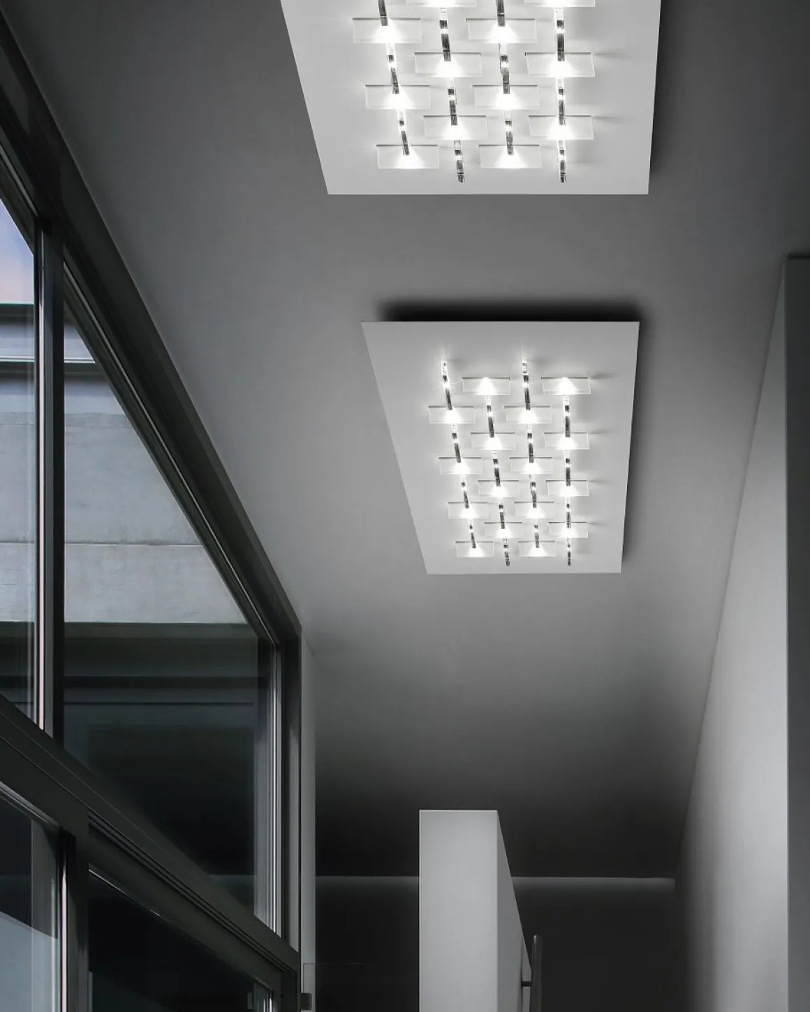 LED Deckenleuchte Cristalli 50 x 110 cm
