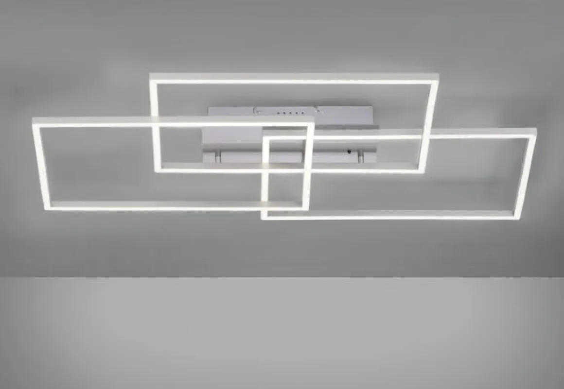 LED 3-flg Deckenleuchte Iven 82 x 50 cm