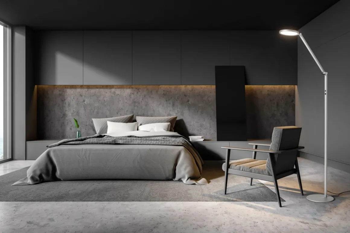 LED 1-flg Stehleuchte Regina Alu