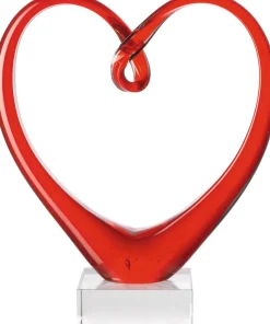Leonardo Skulptur rot Heart