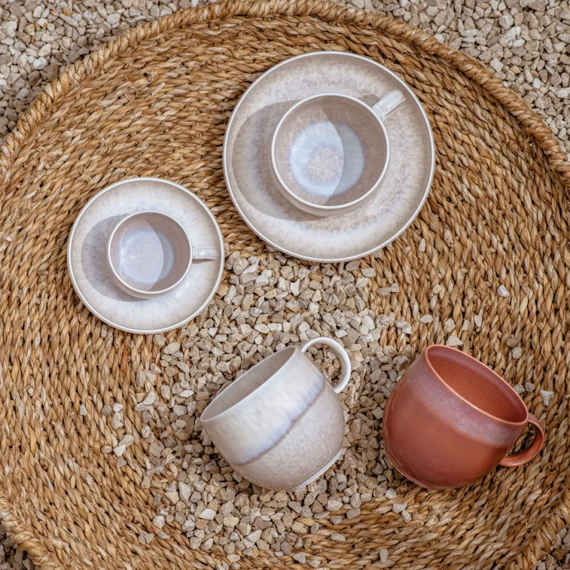 like by Villeroy & Boch Becher mit Henkel Perlemor Sand