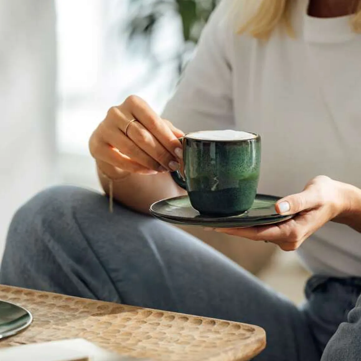 like by Villeroy & Boch Kaffeetasse Lave Grün