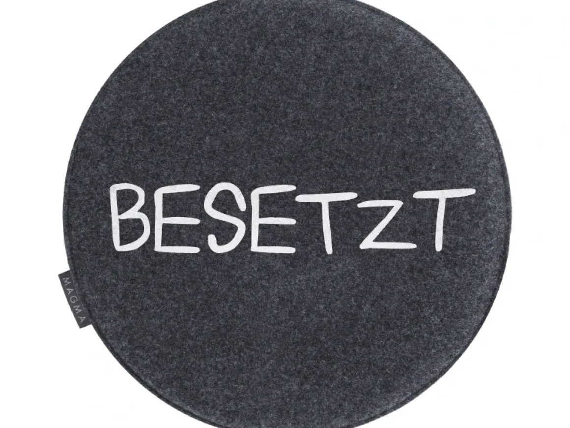 Magma Sitzkissen Avaro Frei/Besetzt Anthrazit Ø 35 cm