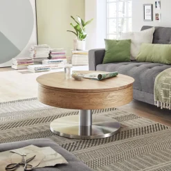 MCA Couchtisch Suva mit Stauraum Asteiche furniert