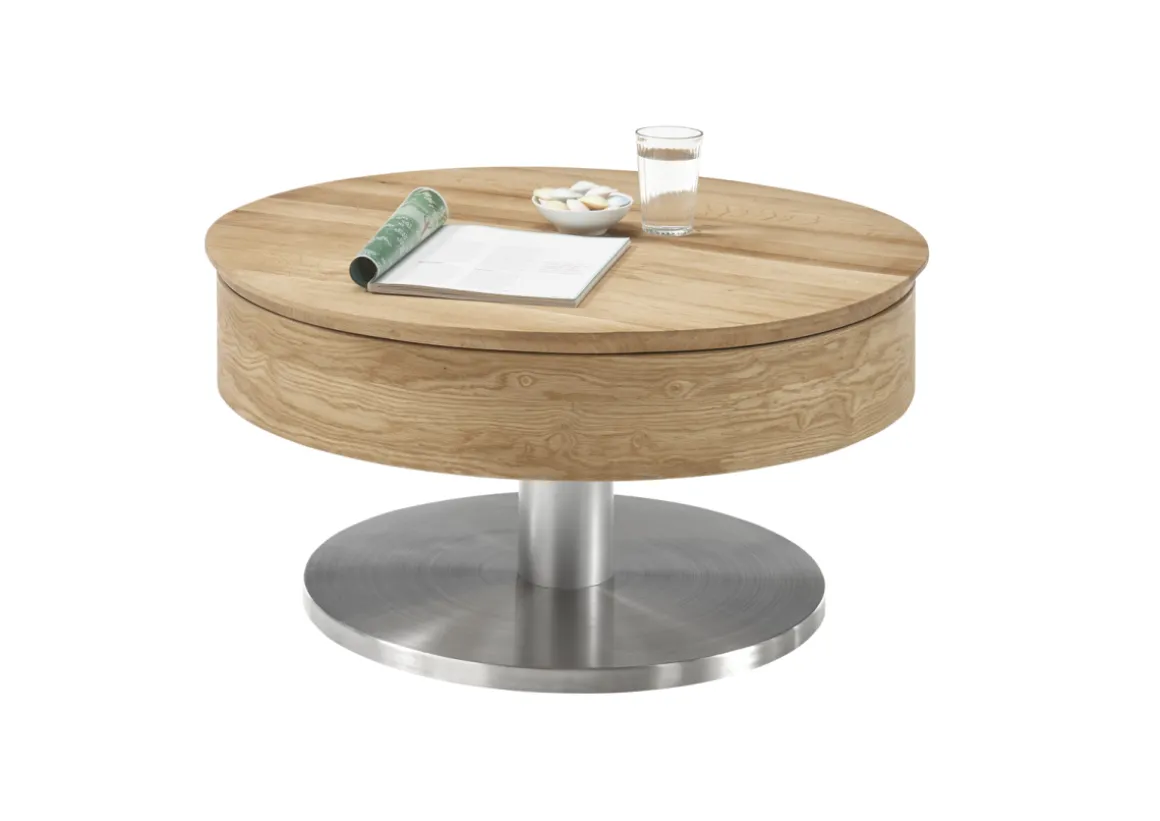 MCA Couchtisch Suva mit Stauraum Asteiche furniert