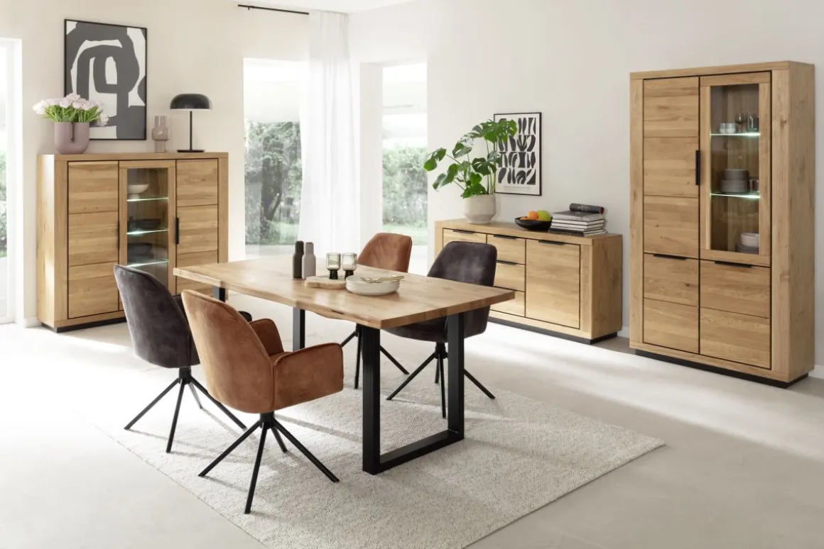MCA Highboard Greno Wildeiche 153 x 142 cm