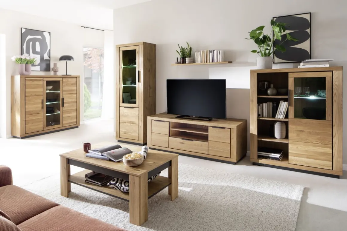 MCA Highboard Greno Wildeiche 153 x 142 cm
