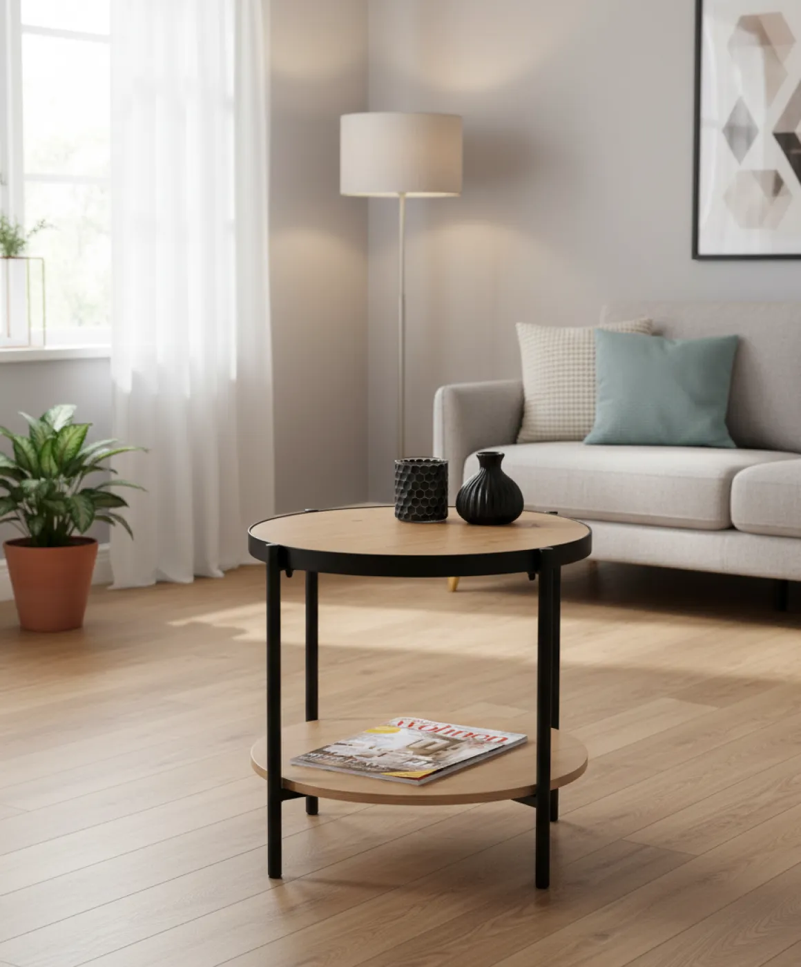 M2 Couchtisch Pina 1 Eiche