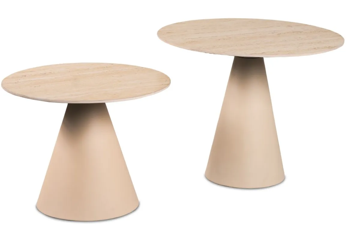M2 Couchtisch-Set Stina Creme