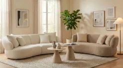 M2 Couchtisch-Set Stina Creme