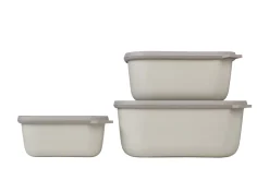 Mepal 3-tlg Set Cirqula eckig Nordic White