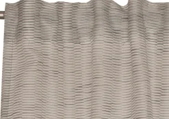 Meshwork Vorhang mit verdecktem Schlaufenband 130x250cm,grau