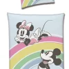 Microflausch Bettwäsche Disney Mickey Mouse 135 x 200 cm