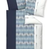 Milano Mako-Satin Bettwäsche 135x200cm nachtschattenblau