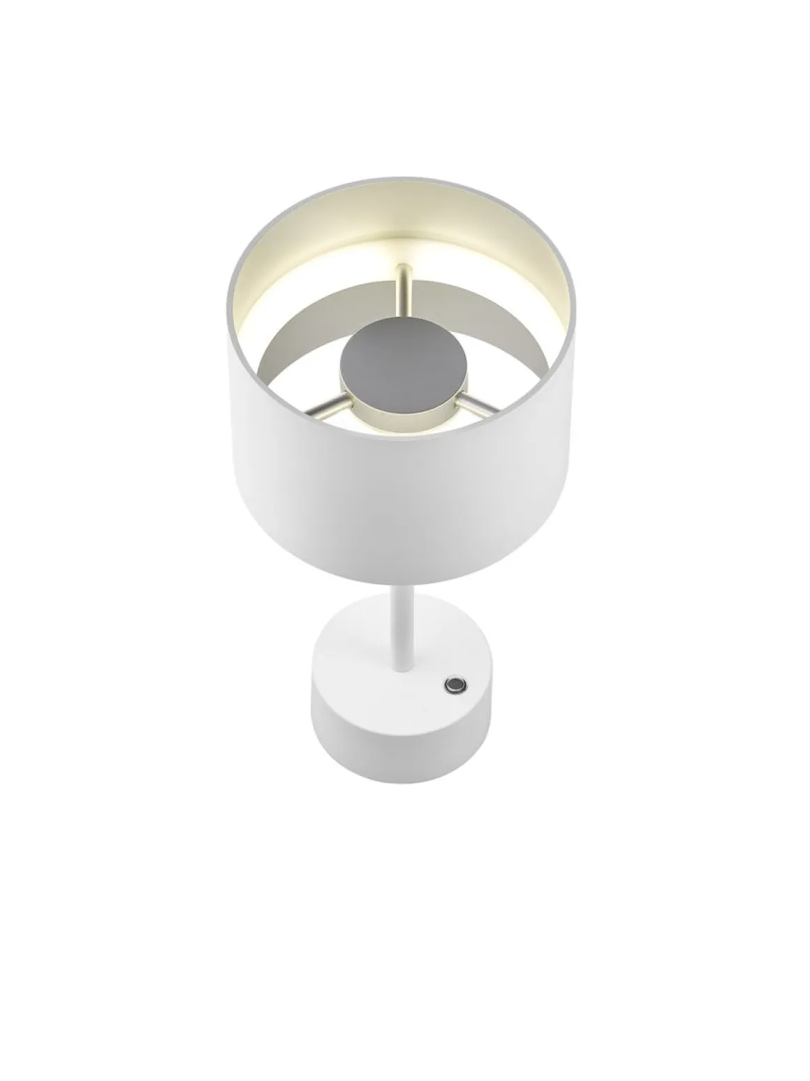 Musterring Akku LED Tischlampe Loop Weiß