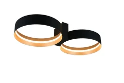 Musterring 2-flg LED Deckenlampe Loop