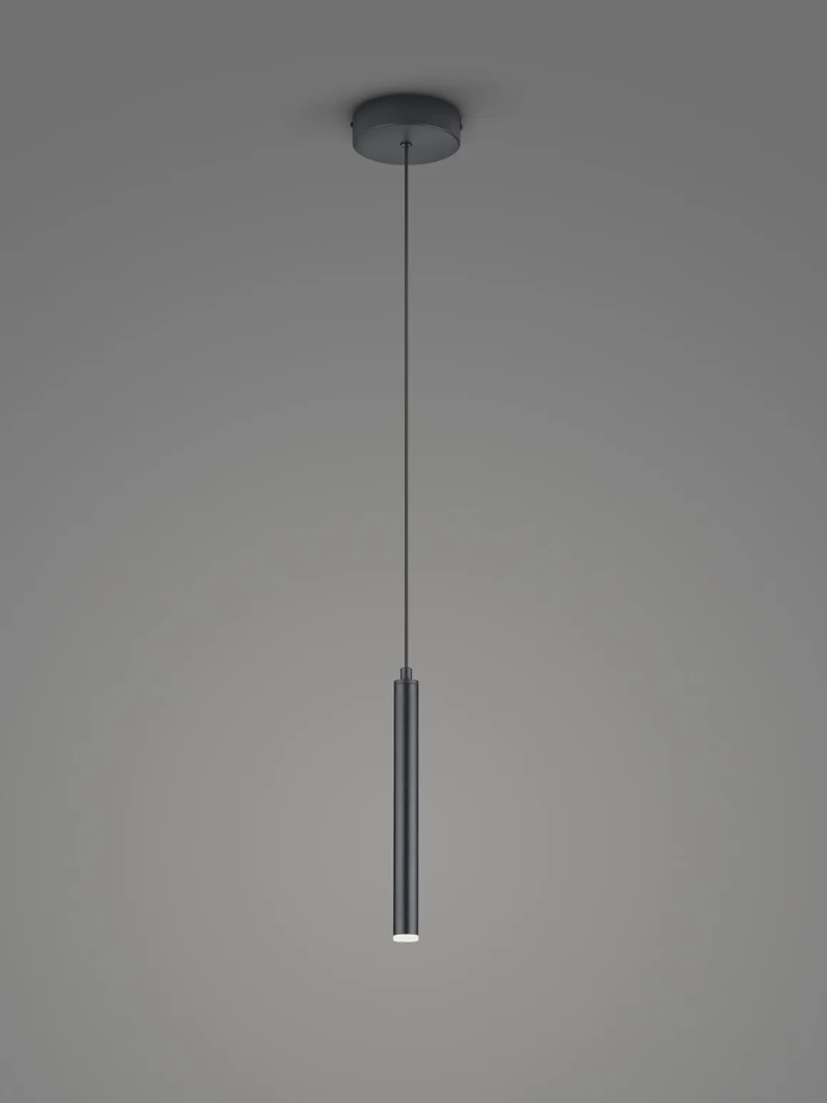 Musterring 1-flg LED Pendellampe Calina Schwarz