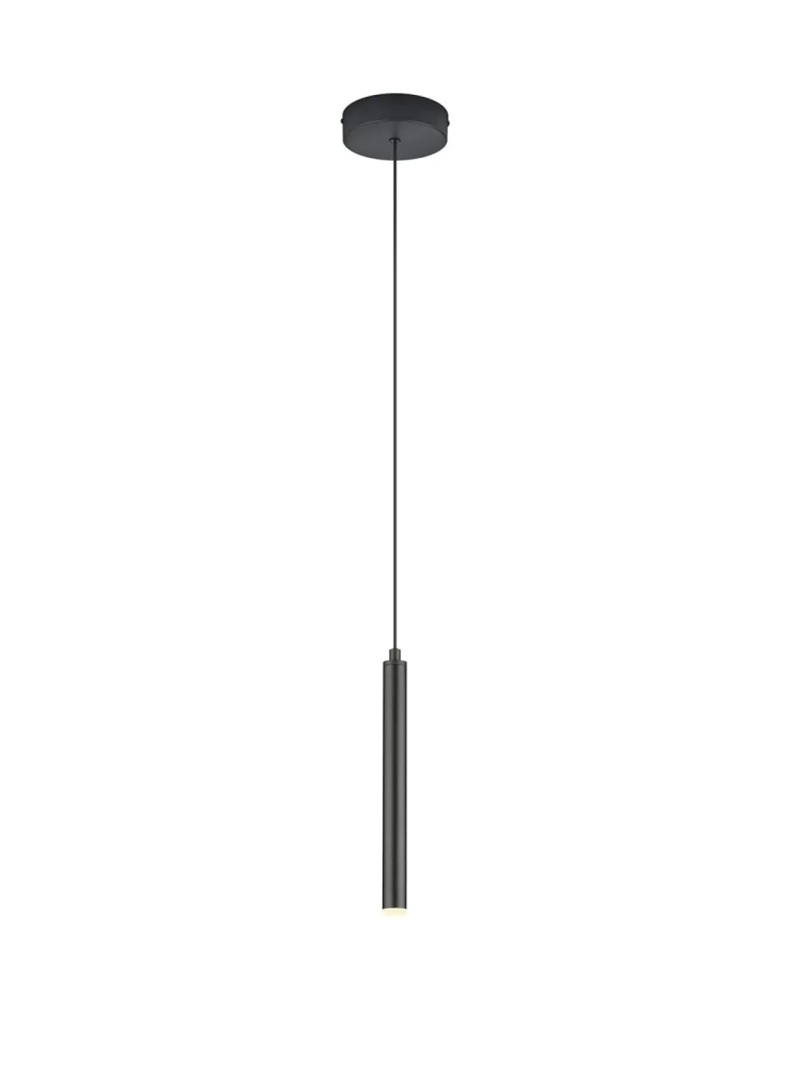 Musterring 1-flg LED Pendellampe Calina Schwarz