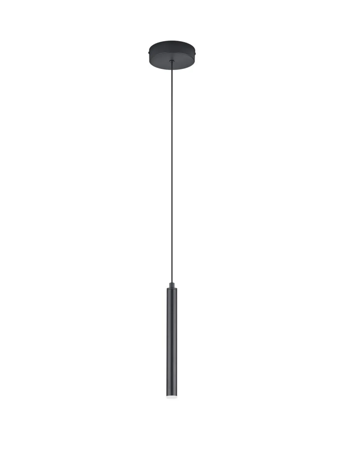 Musterring 1-flg LED Pendellampe Calina Schwarz