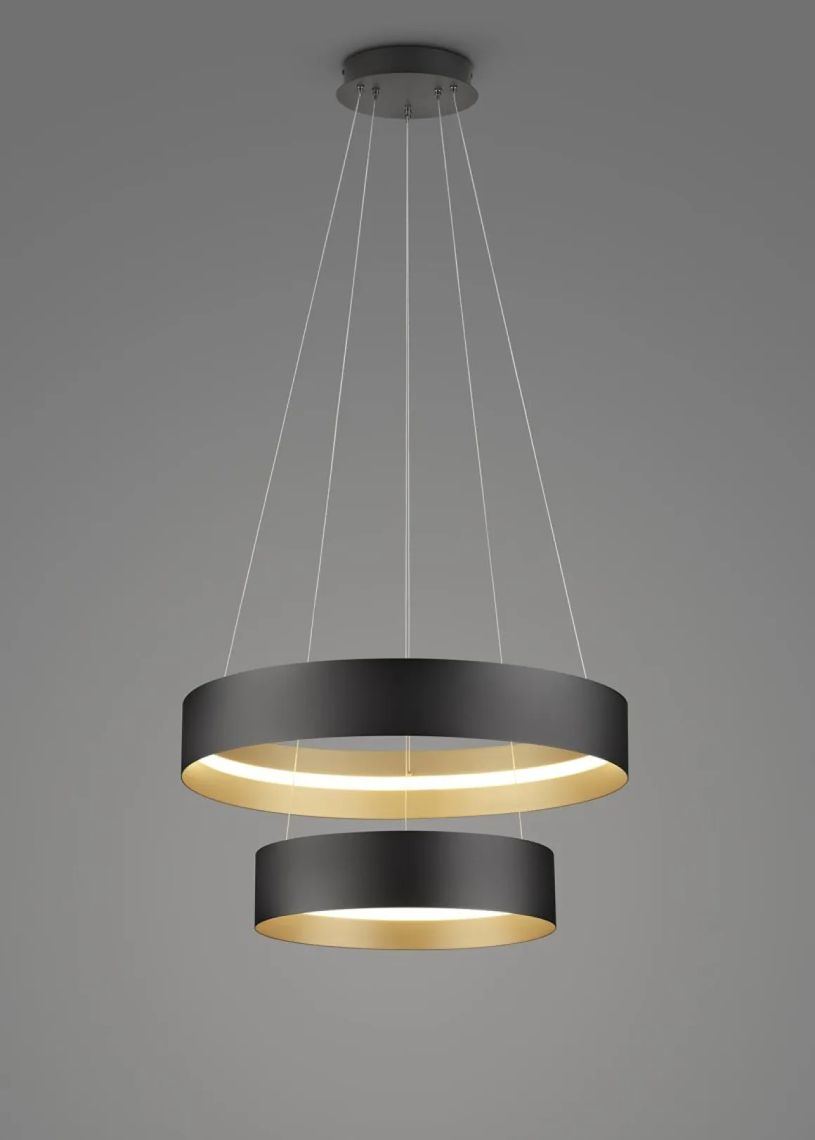 Musterring 2-flg LED Pendellampe Loop