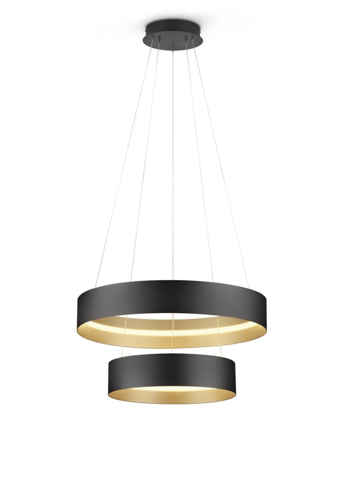 Musterring 2-flg LED Pendellampe Loop