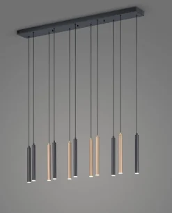Musterring 11-flg LED Pendelleuchte Calina