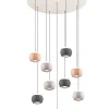 Musterring 9-flg LED Pendelleuchte Cannon Bunt